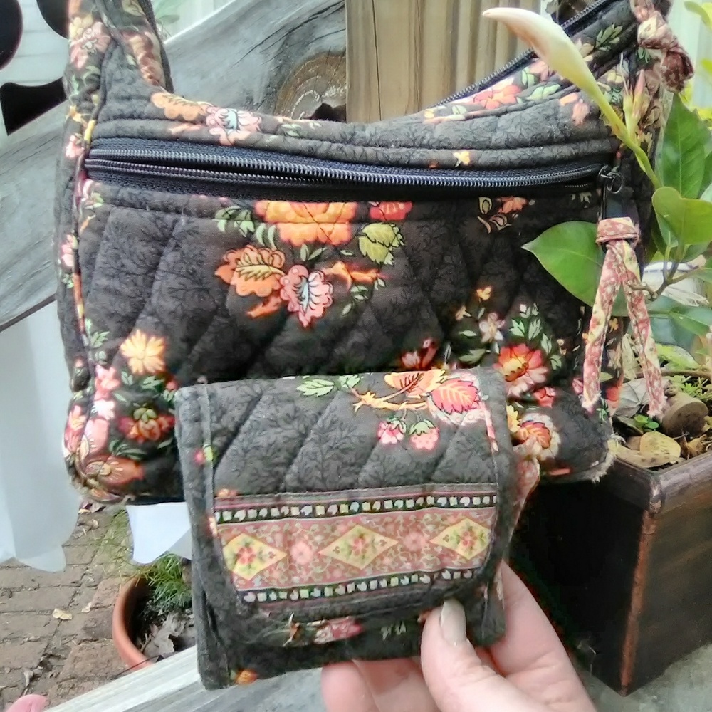 Vera Bradley Purse and Wallet Set